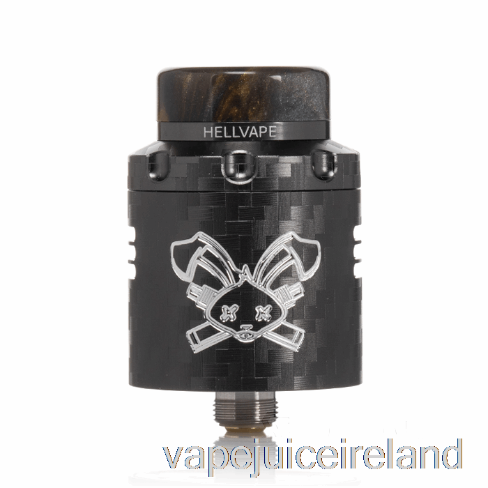 Vape Pod Kits Hellvape DEAD RABBIT V3 24mm RDA Gunmetal Carbon Fiber
